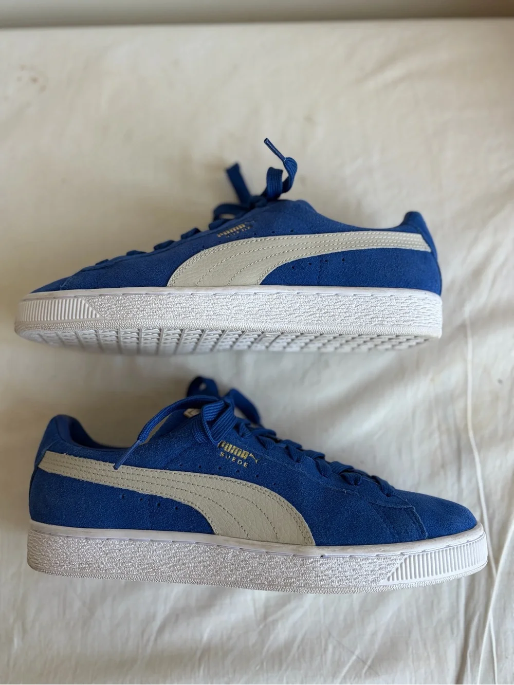 PUMA Suede Classic Pastime Surf The Web Blue Suede Low Top Blue/White 387060-02